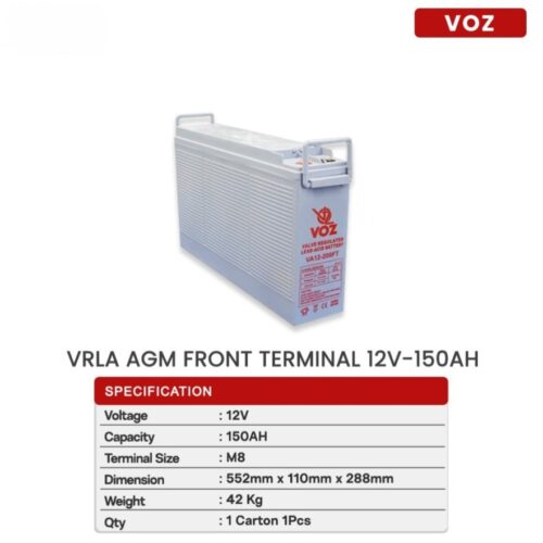 Baterai Voz Front Terminal 150 Ah 12V