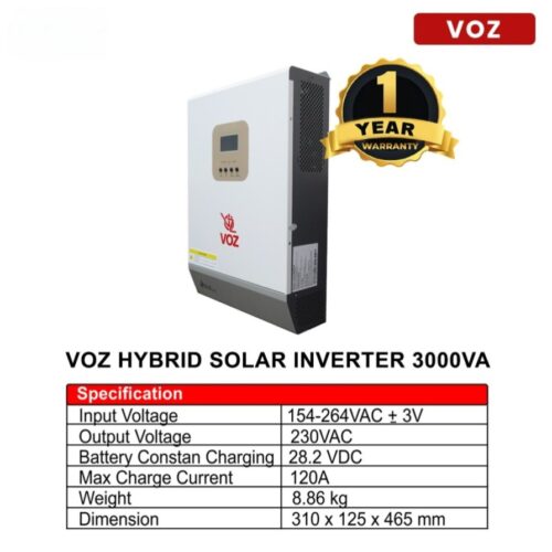 Inverter Hybrid 3 KVA Voz