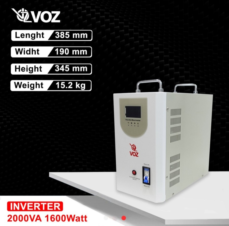 Voz Inverter Pure Sine Wave 2000 Watt 24V / Inverter Psw 2000 Watt 24V Voz