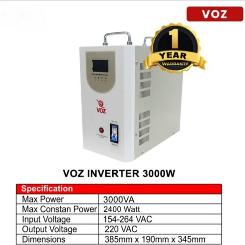 Voz Inverter Pure Sine Wave 3000 Watt 48V