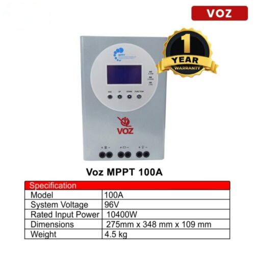 Voz Solar Charger Controller MPPT 100A 96V