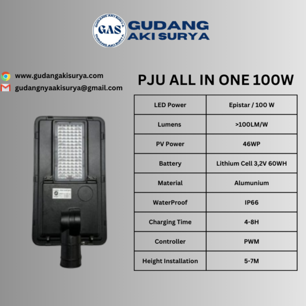 PJU All in One 100W