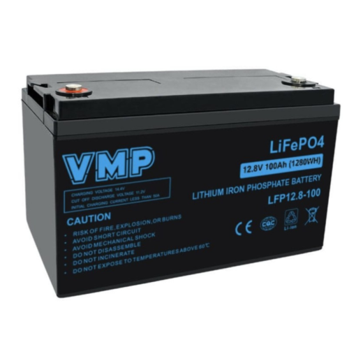 Baterai Vmp Lithium LifePo4 100 Ah 12,8V